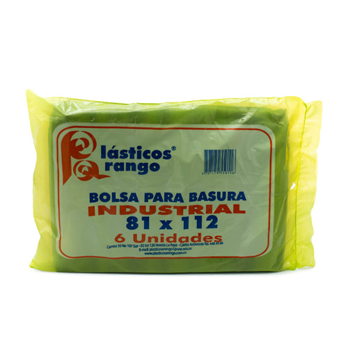 BOLSA BASURA 81X112 6U INDUSTRIAL